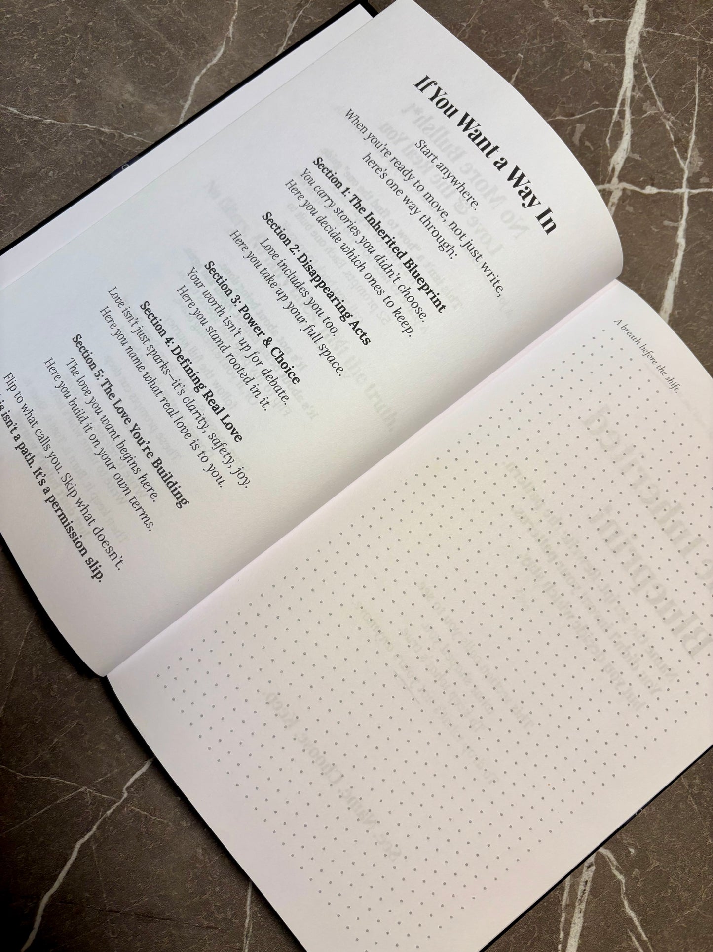 No More Bullsh*t Journal: Love & the Real You (shipping early Jan 2026)