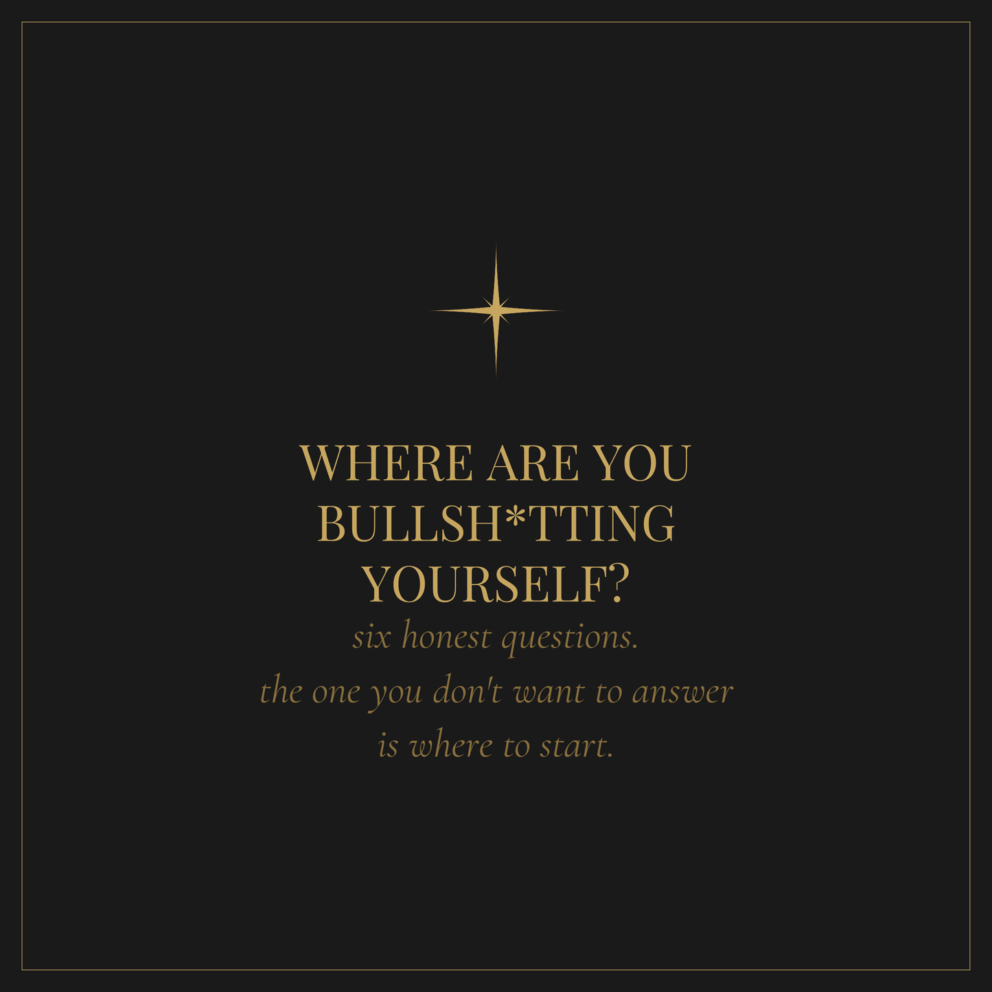 Where Are You Bullsh*tting Yourself - free NMBS front-door workbook cover