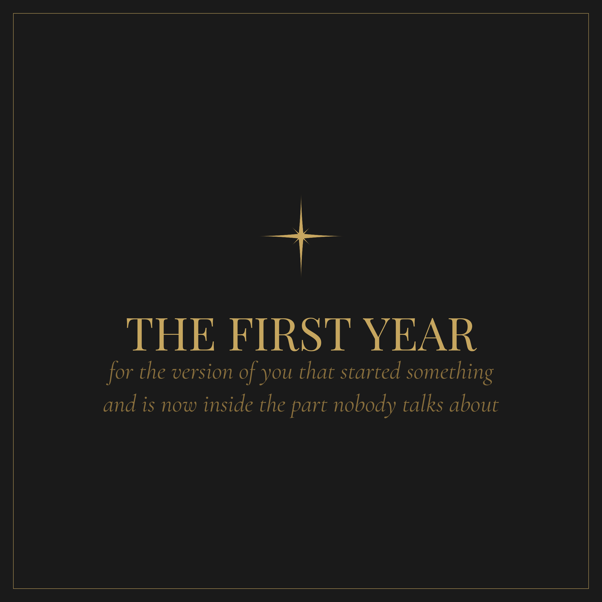 The First Year founder workbook — for the reality of year one in business nobody talks about