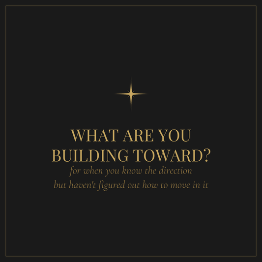 What Are You Building Toward — founder vision clarity workbook digital download